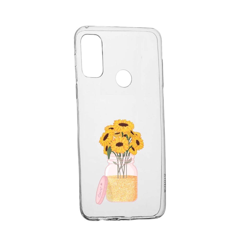 Husa Silicon Sun Flower, Compatibila Cu Google Pixel 4a, rezistenta la uzura, anti-alunecare, 639
