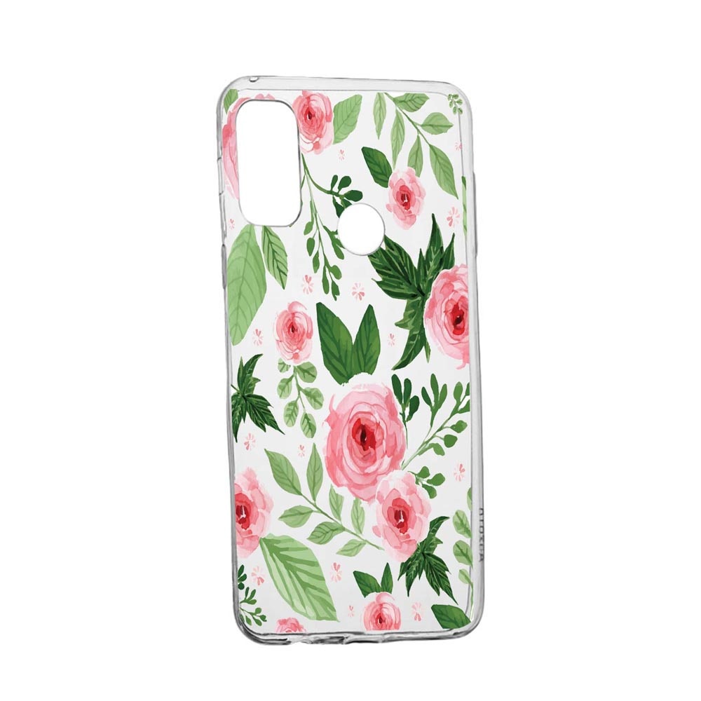 Husa Silicon Flowers, Pastel colors, Compatibila Cu Google Pixel 4a 5G, rezistenta la uzura, anti-alunecare, 509