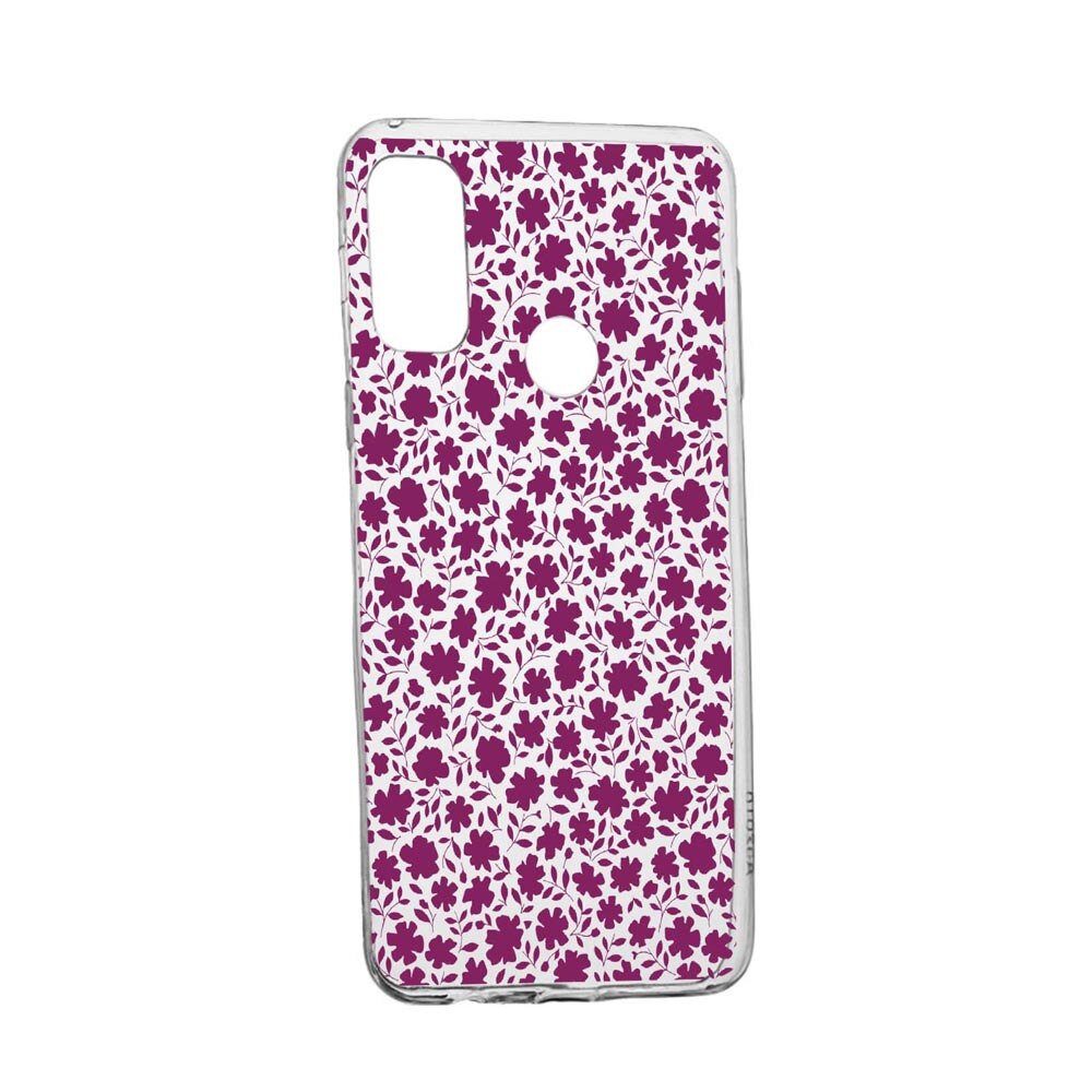 Husa Silicon Flowers Pattern, Compatibila Cu Motorola Moto G50, rezistenta la uzura, anti-alunecare, 627