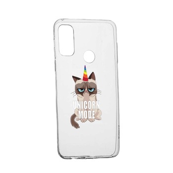 Husa Meme - Gumpy Unicorn Mode, pentru OnePlus Nord N100, rezistenta la uzura, anti-alunecare, din silicon Premium, 654 Husa Meme - Gumpy Unicorn Mode, pentru OnePlus Nord N100, rezistenta la uzura, anti-alunecare, din silicon Premium, 654