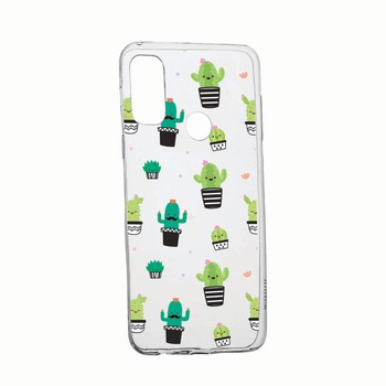 Husa Silicon Compatibila Cu Motorola Moto G60, rezistenta la uzura, anti-alunecare, Cactus, 165 Husa Silicon Compatibila Cu Motorola Moto G60, rezistenta la uzura, anti-alunecare, Cactus, 165