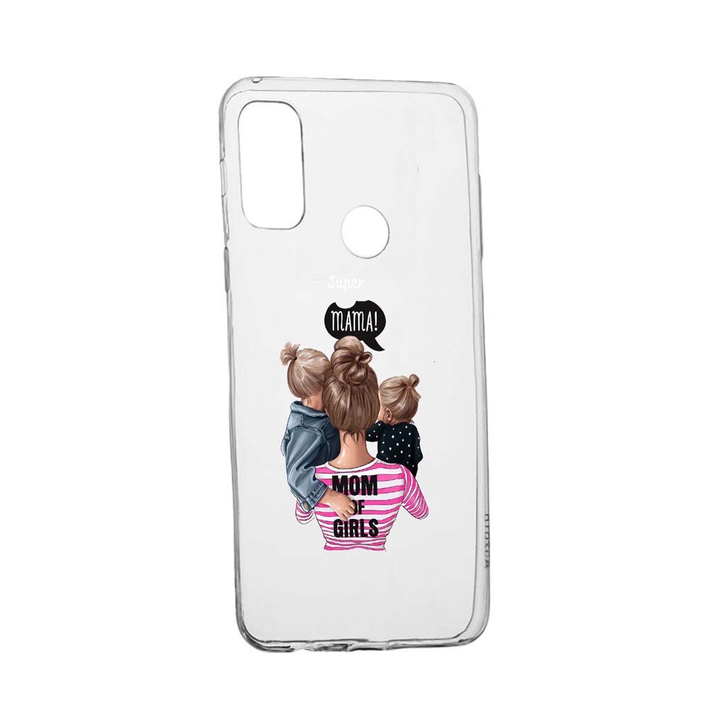 Husa Super Mama, pentru Alcatel 3X (2020), rezistenta la uzura, anti-alunecare, din silicon Premium, 556