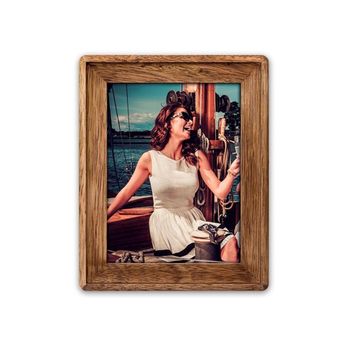 Rama foto Trevor, ZEP, Lemn, 15x20cm, Maro