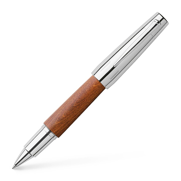 Roller E-Motion Pearwood Maro Deschis Faber-Castell