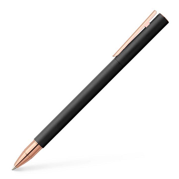Roller Neo Slim Metal Negru-Rosegolden Faber-Castell