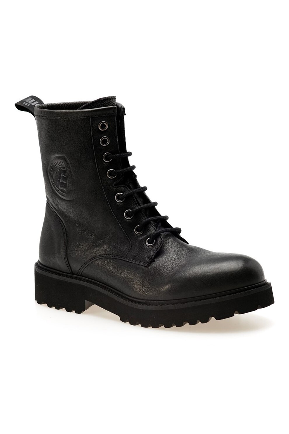 Blauer, Ghete din piele Irvine, Negru, 37