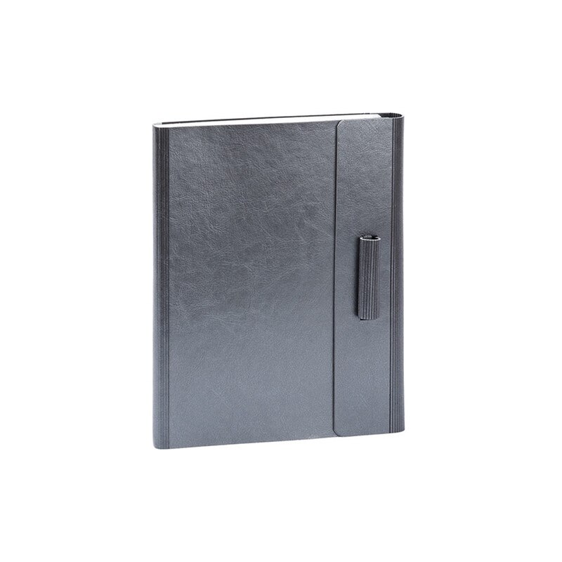 Agenda nedatata 16 x 21 cm, gri, Arizona