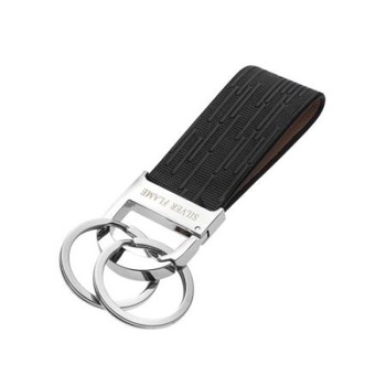 Breloc Silver Flame, SFM0719, Negru, Piele naturala Breloc Silver Flame, SFM0719, Negru, Piele naturala
