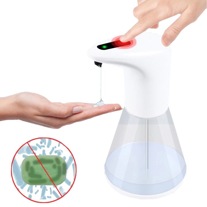 Dozator sapun lichid sau spuma cu senzor, capacitate 480 ml, design ergonomic Selling Depot ®