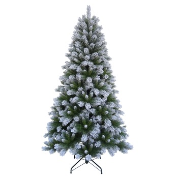 Brad artificial de Craciun, cu zapada, verde, 180 cm Brad artificial de Craciun, cu zapada, verde, 180 cm