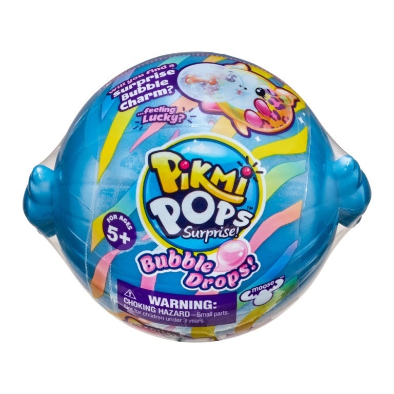 Figurina Pikmi Pops Bubble Drops S2, Neon Wild Albastru