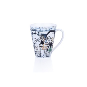 Cana - Poul Pava - Be Friends - Party, Portelan, 300 ml, Multicolor Cana - Poul Pava - Be Friends - Party, Portelan, 300 ml, Multicolor