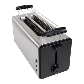 Prajitor de paine cu functie dezghetare, long slot, 4 felii, 1300 W, Inox / Z-LINE 2720 Prajitor de paine cu functie dezghetare, long slot, 4 felii, 1300 W, Inox / Z-LINE 2720
