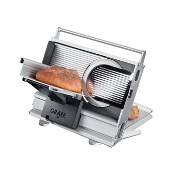 Feliator profesional de alimente portabil Graef, UNA90, design compact, lama zimtata, diametru 170 mm, grosime feliere reglabila 0-15 mm, usor de folosit si depozitat, multifunctional, inox Feliator profesional de alimente portabil Graef, UNA90, design compact, lama zimtata, diametru 170 mm, grosime feliere reglabila 0-15 mm, usor de folosit si depozitat, multifunctional, inox