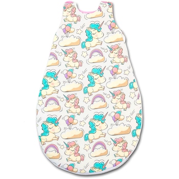 Sac de dormit copii 0-18 luni Kidizi Beige Unicorn, 1 tog Sac de dormit copii 0-18 luni Kidizi Beige Unicorn, 1 tog