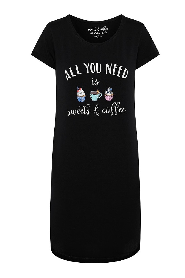 Camasa de noapte Henderson Westley, Negru, Negru