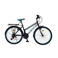 Bicicleta MTB Dame Vision Elegance Culoare Negru/Albastru Roata 24" Otel