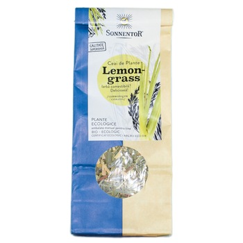 Ceai Bio Lemon-grass, Iarba de lamai, 80 g, Sonnentor Ceai Bio Lemon-grass, Iarba de lamai, 80 g, Sonnentor