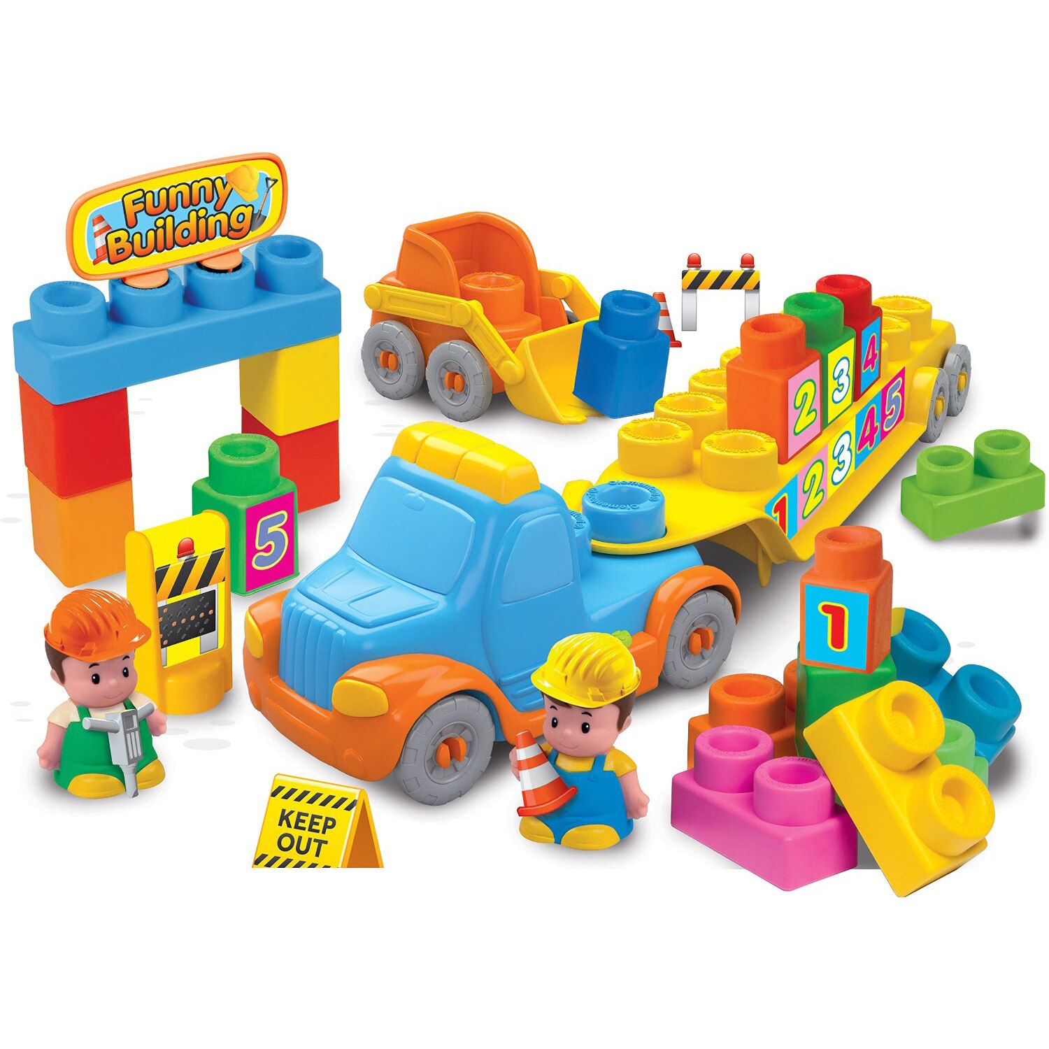 Set cuburi Clemmy Plus Constructii amuzante - eMAG.ro