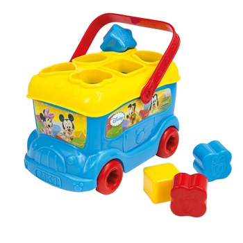Jucarie Clementoni Autobuz de sortat forme - Disney Mickey Mouse Jucarie Clementoni Autobuz de sortat forme - Disney Mickey Mouse