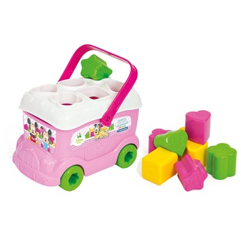 Jucarie Clementoni Autobuz de sortat forme - Disney Minnie Mouse Jucarie Clementoni Autobuz de sortat forme - Disney Minnie Mouse