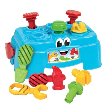 Jucarie Baby Clementoni - Banc de lucru, cu 9 accesorii Jucarie Baby Clementoni - Banc de lucru, cu 9 accesorii