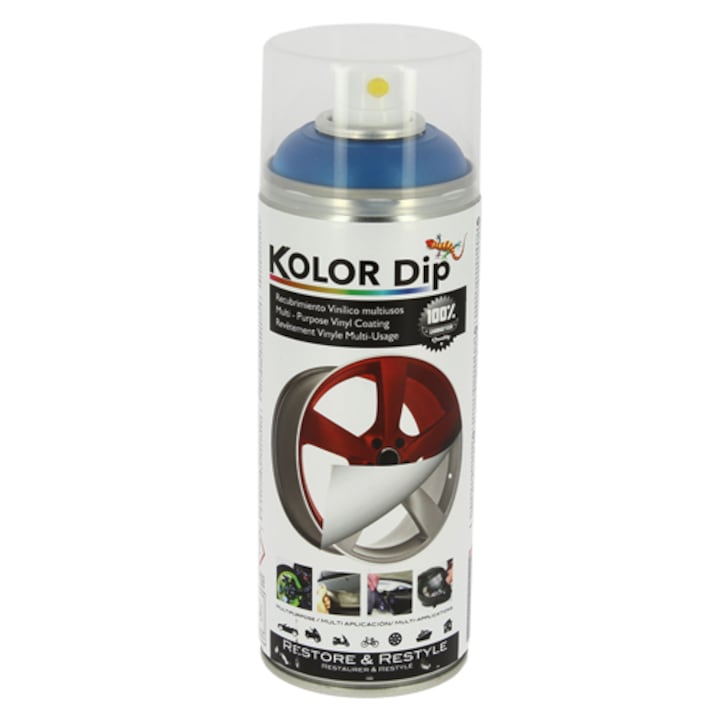 Kolor Dip Gumis festék spray 400ml - Metallic blue