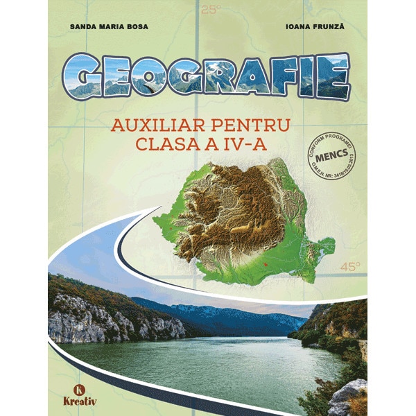 Geografie auxiliar pentru clasa a IV-a, autor Sanda Maria Bosa