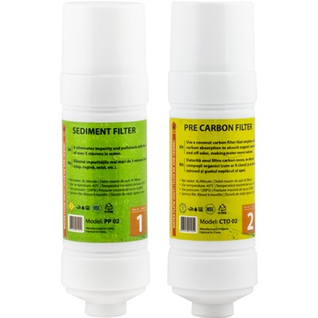 Set 2 filtre dozator Zass WFRS05, Sediment, Precarbon, 6 luni, Compatibil ZTWD 03 WF si ZTWD 04 WF Set 2 filtre dozator Zass WFRS05, Sediment, Precarbon, 6 luni, Compatibil ZTWD 03 WF si ZTWD 04 WF