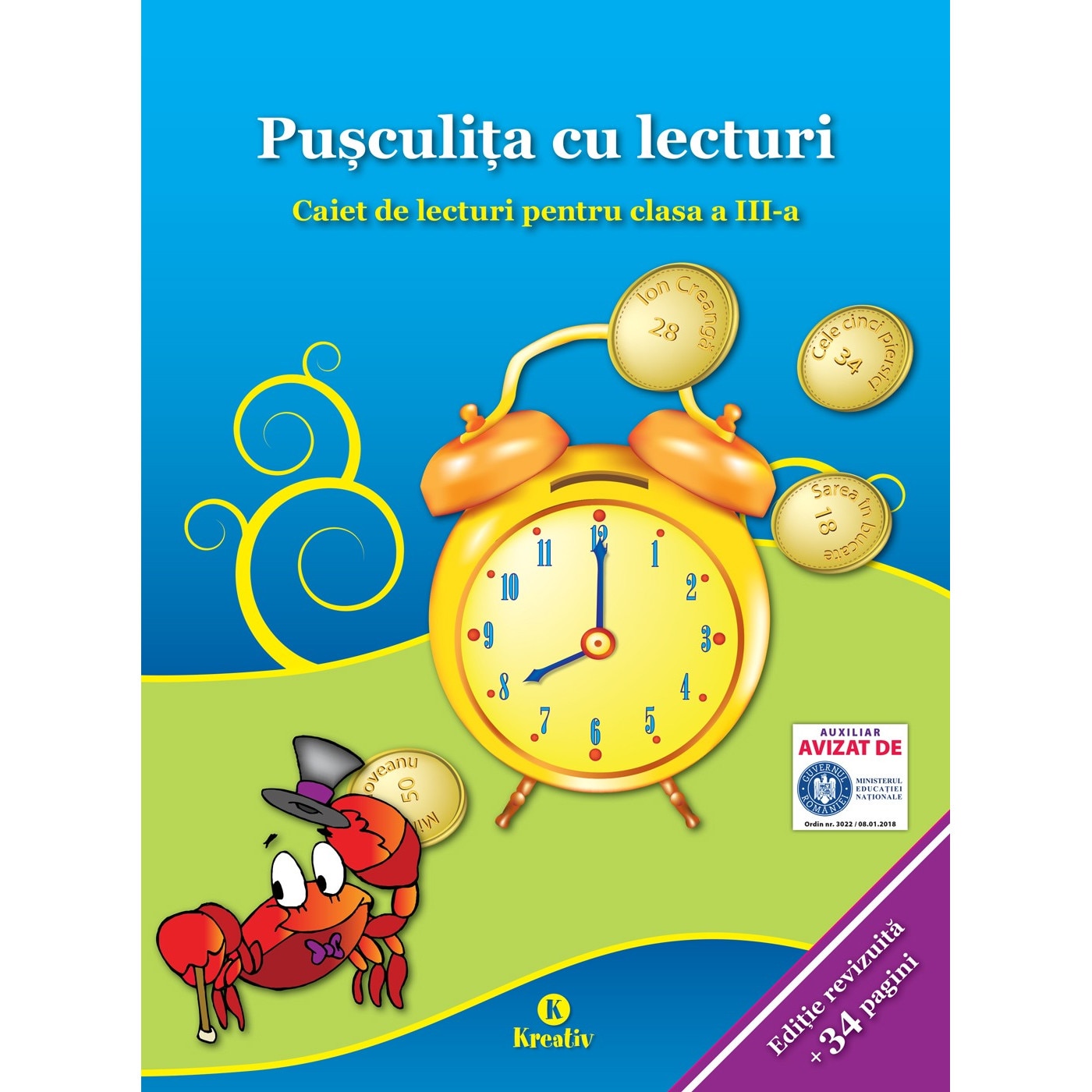 Pusculita cu lecturi clasa a III-a, autor Cornelia Istrate
