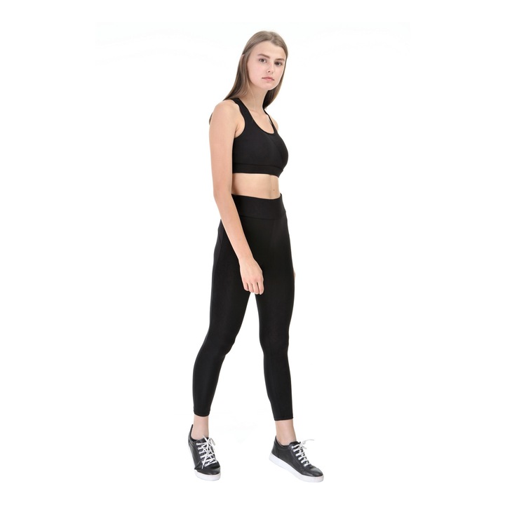 Set bustiera si colanti Premier Collezione, Negru