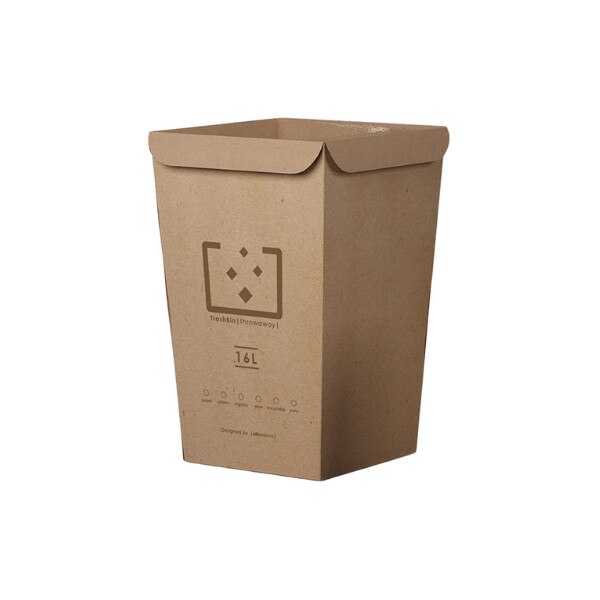 Set 5 bucati Cos de gunoi reciclabil Allocacoc DH0008/TBBN16, 16L