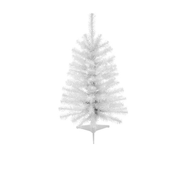 Brad artificial alb, cu suport de plastic, 60 cm Brad artificial alb, cu suport de plastic, 60 cm