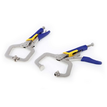 Cleste autoblocant pentru tinichigerie, HBM, 150mm, manere ergonomice Cleste autoblocant pentru tinichigerie, HBM, 150mm, manere ergonomice