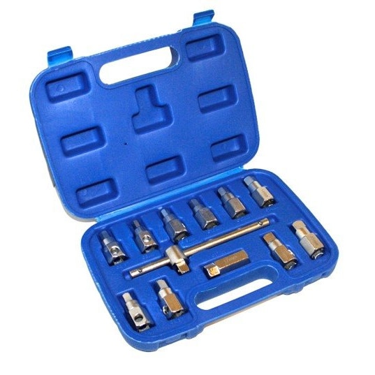 Trusa chei buson baie ulei, SATRA, 12 piese, 3/8 inch