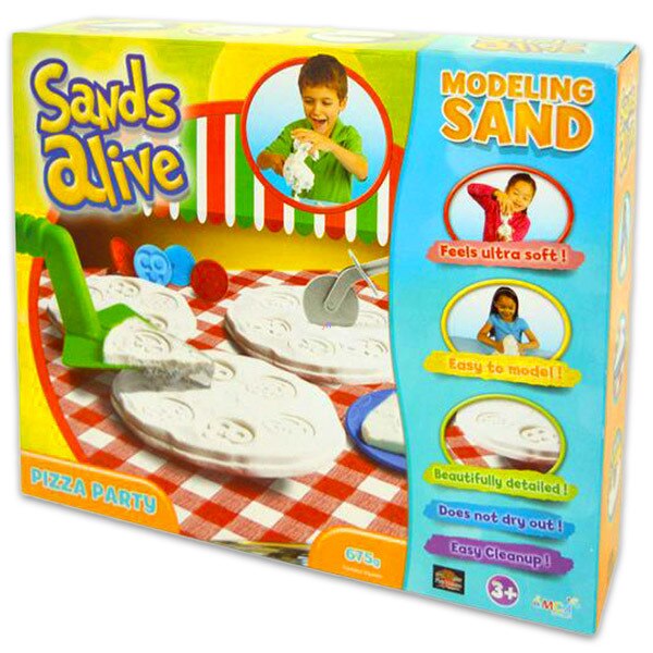 Nisip Kinectic Sands Alive- pizza party- 675g