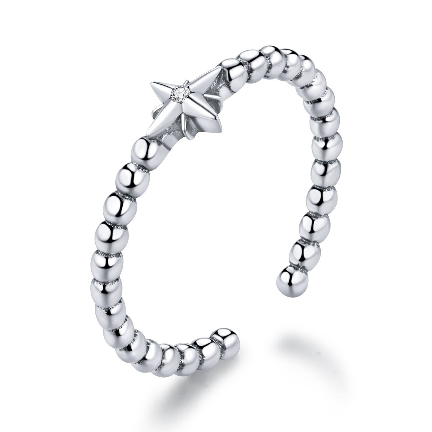 Inel din argint patinat Korean Shape