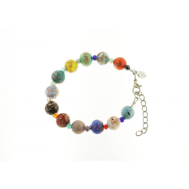 Bratara Ariki din sticla de Murano Somerso 10