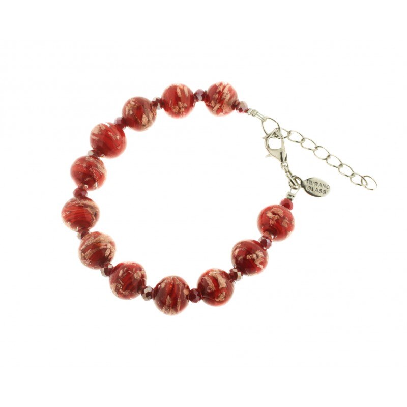 Bratara Ariki din sticla de Murano Somerso 9