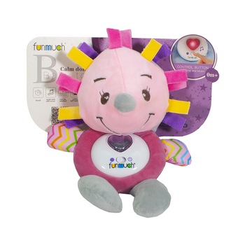 Jucarie de plus pentru bebelusi, Arici, cu baterii , dimensiuni 21 x 16 cm , Robentoys Jucarie de plus pentru bebelusi, Arici, cu baterii , dimensiuni 21 x 16 cm , Robentoys