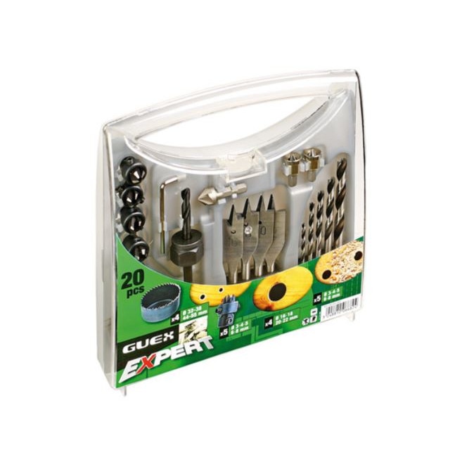 Trusa PRO pentru lemn /23pcs GUEX Diager