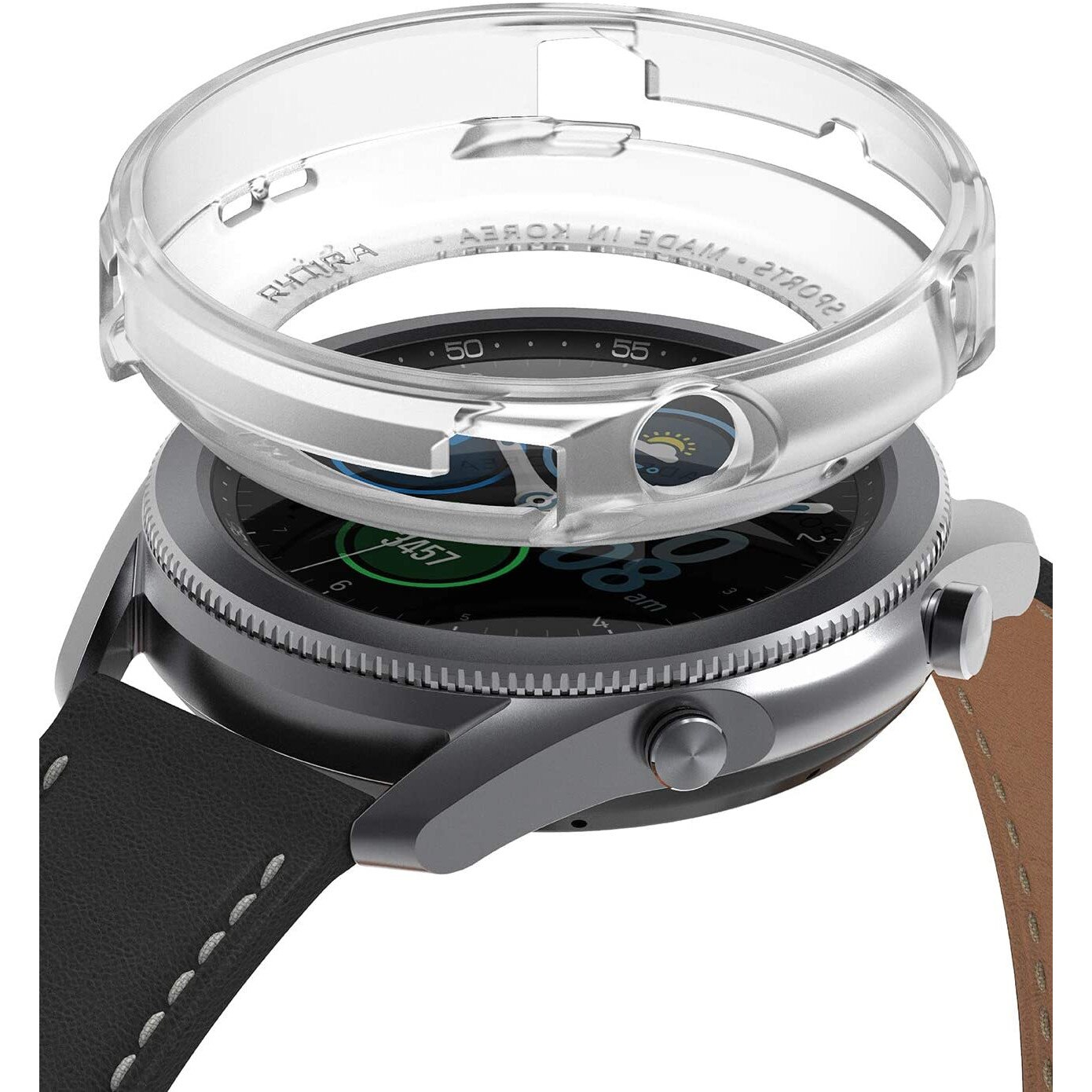 Carcasa si rama ornamentala Ringke Samsung Galaxy Watch 3 (45mm) Matte Clear
