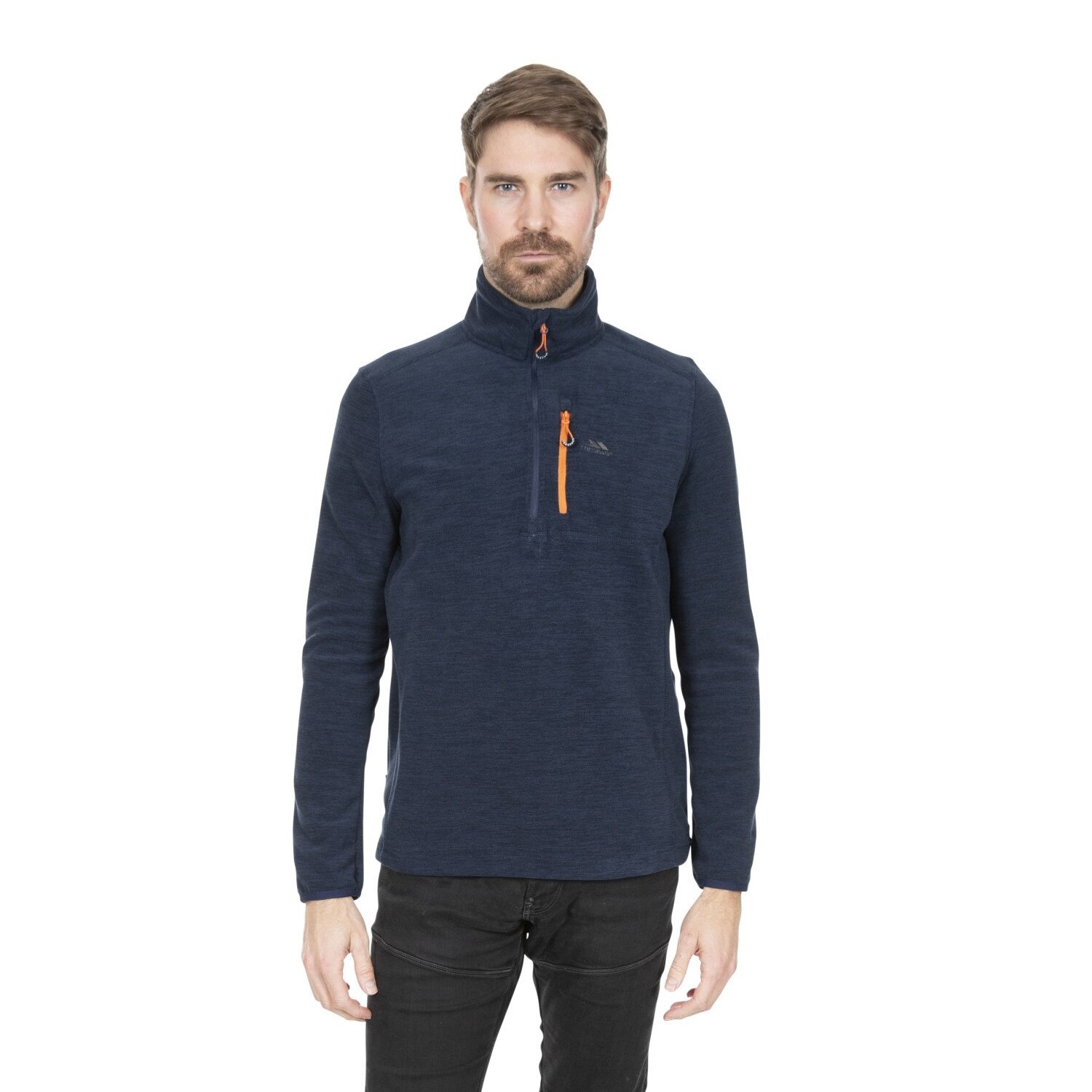 Bluza polar barbati Trespass Flatlid Bleumarin 2XL