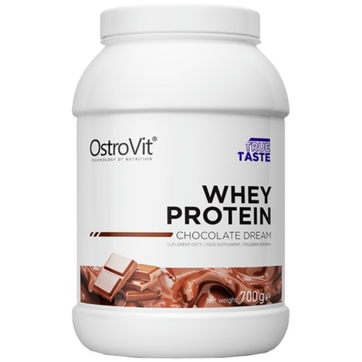 Хранителна добавка OstroVit Whey Protein, Лешников крем, 700 гр