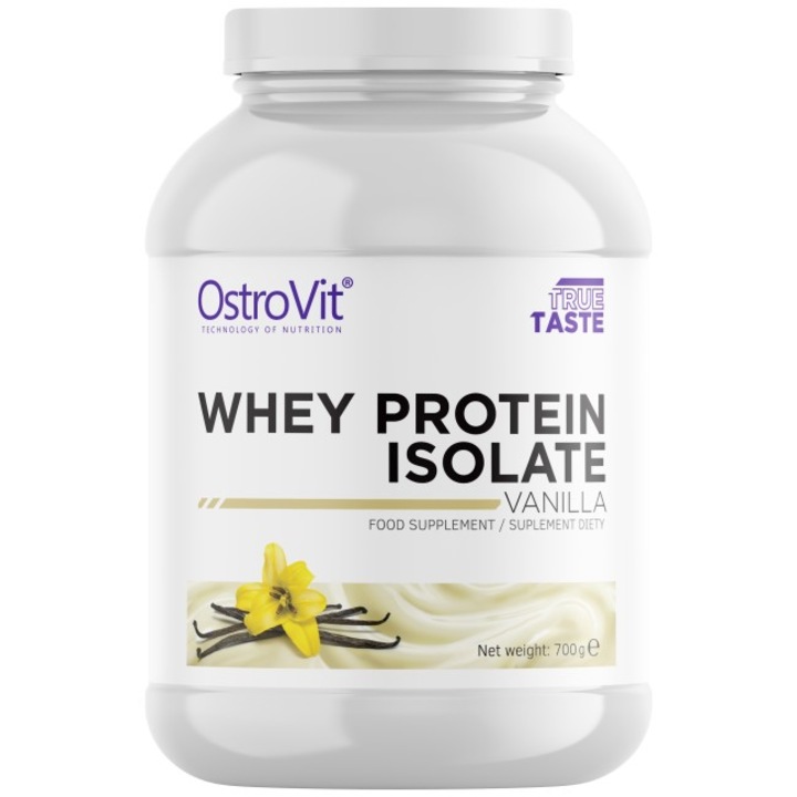 Хранителна добавка OstroVit Whey Protein Isolate, Ванилия, 700 гр