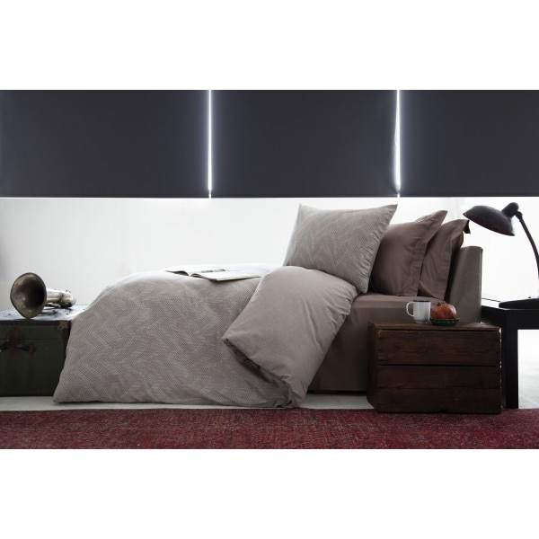 Lenjerie de pat pentru 2 persoane Garbo, Bumbac 100%, Multicolor