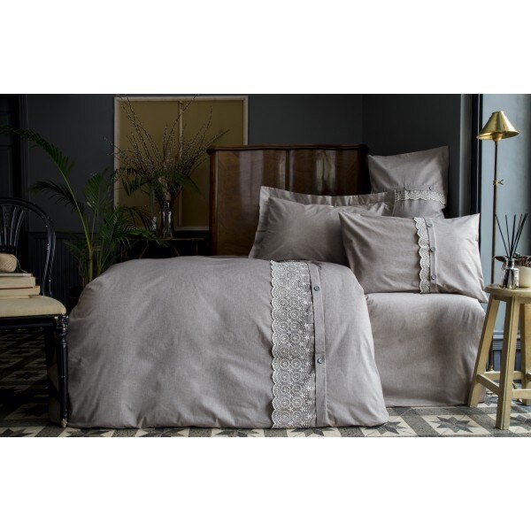 Lenjerie de pat pentru 2 persoane Salome, Bumbac 100%, Multicolor