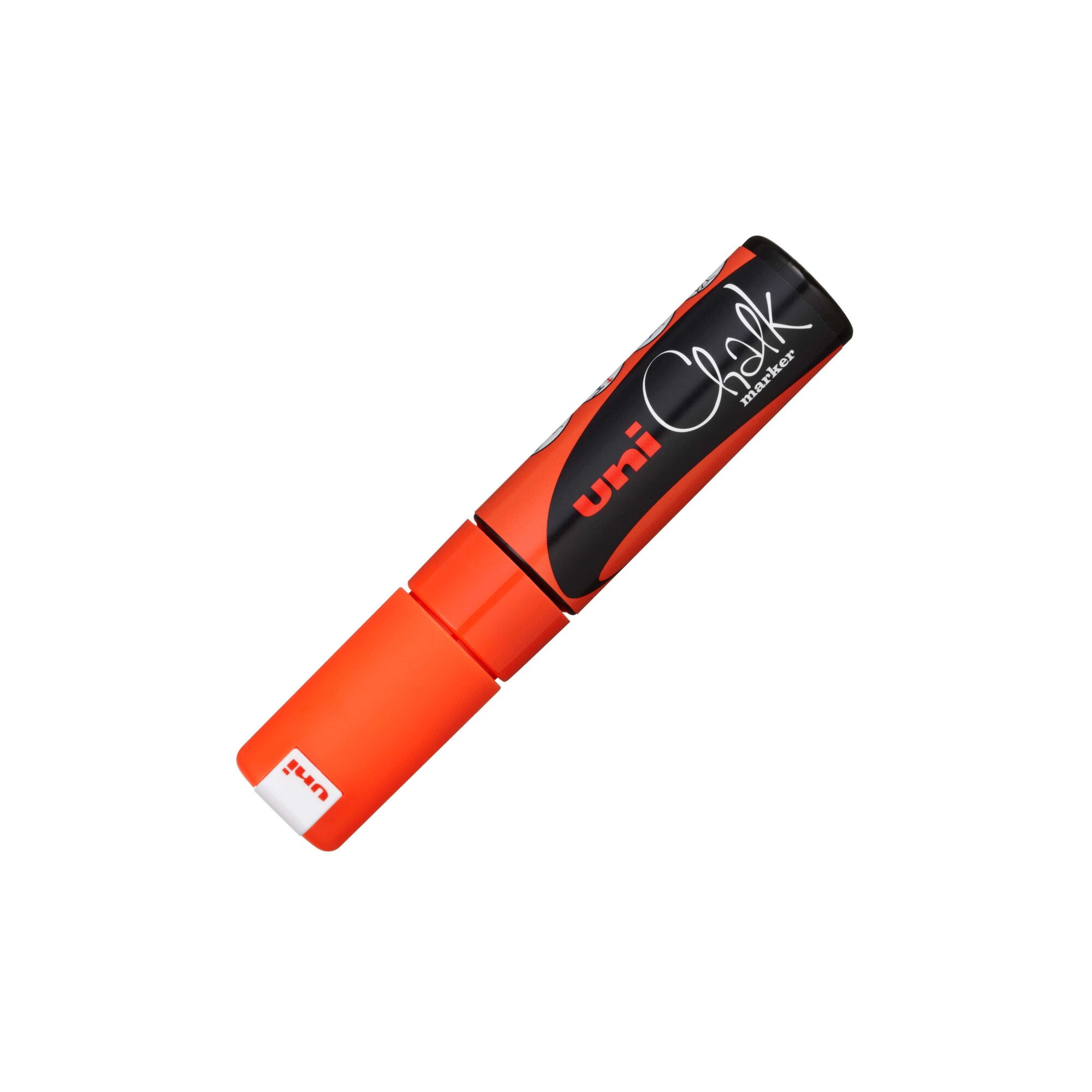 Marker creta UNI Chalk PWE-8 8 mm, orange fluorescent