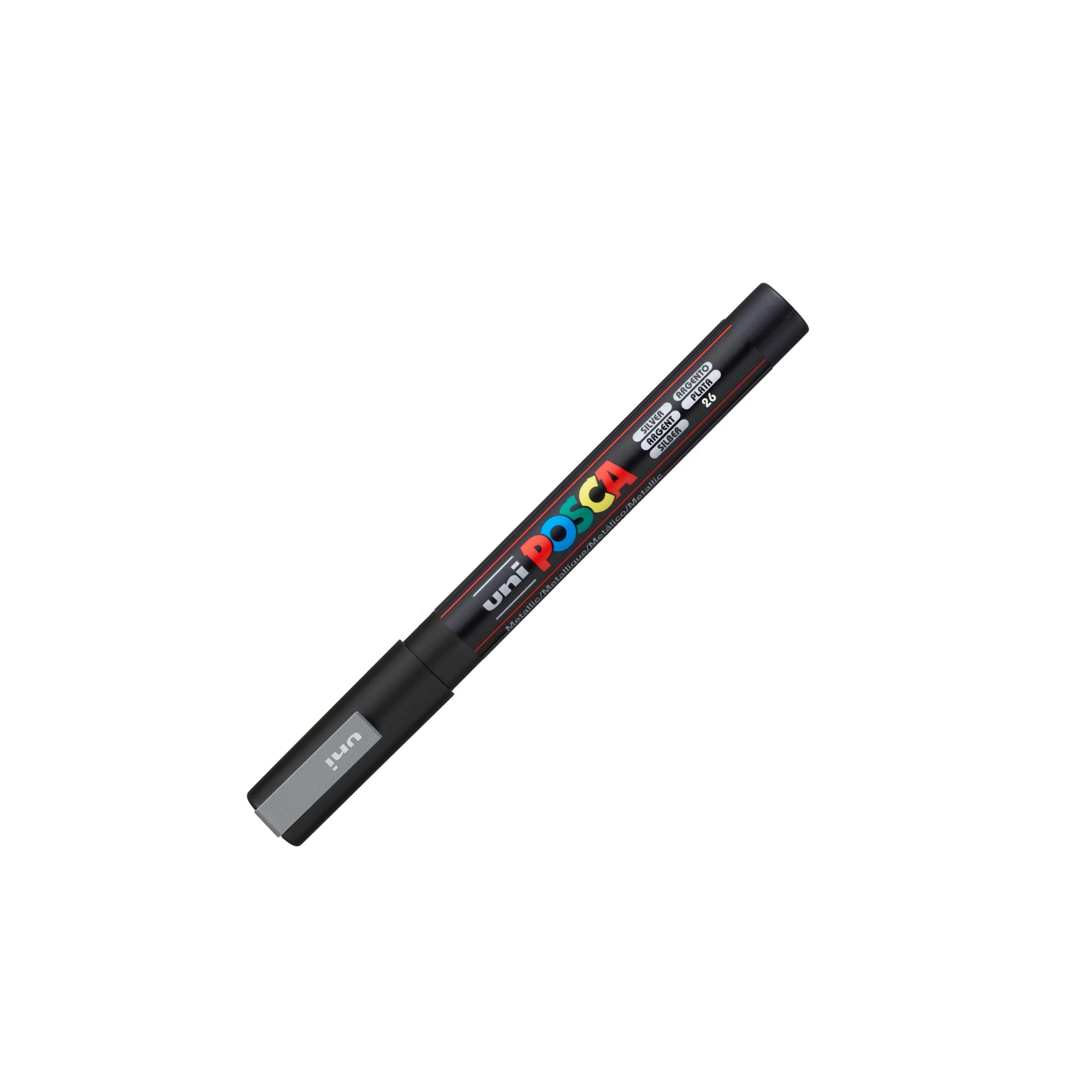 Marker UNI PC-3M Posca 09-13 mm, argintiu