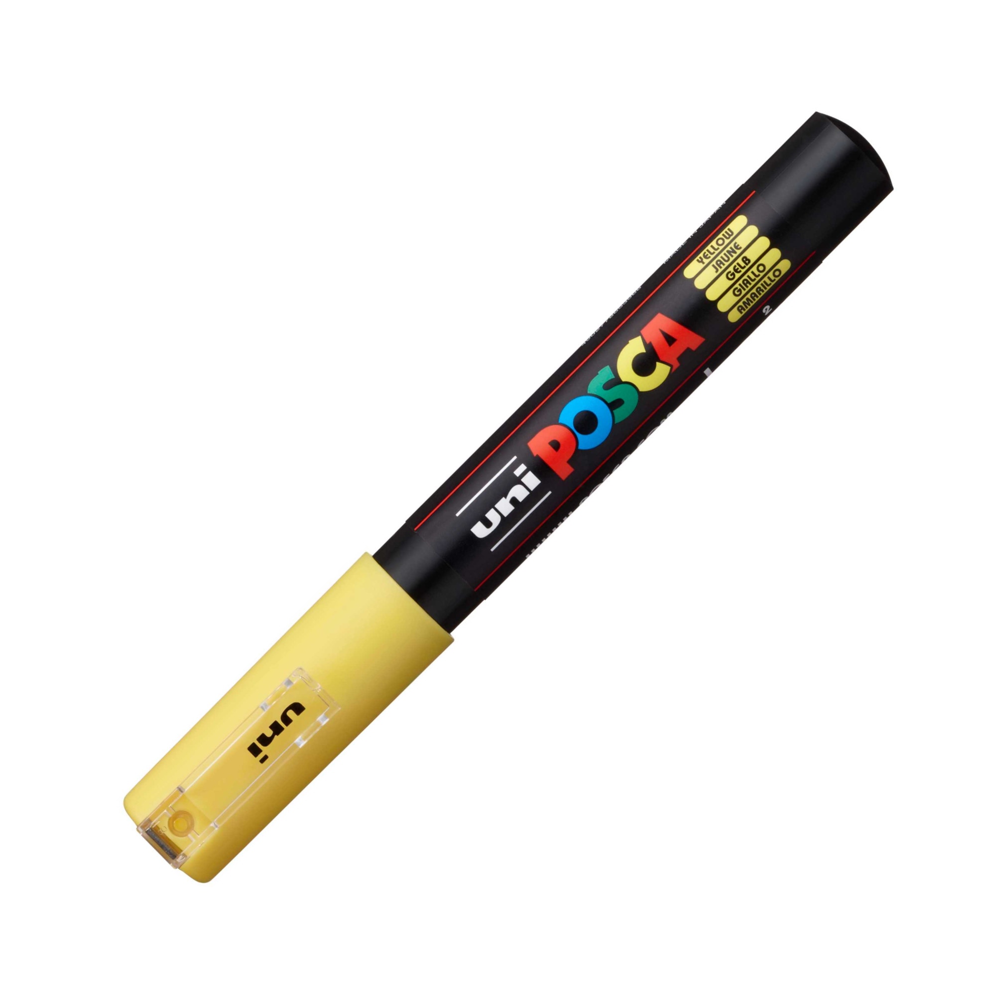 Маркер UNI PC-1M Posca 0.7 mm, жълт - eMAG.bg